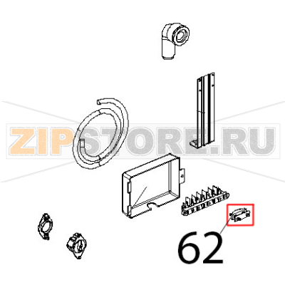 Pressacavo FV 268 RO Unox XVC 504 Pressacavo FV 268 RO Unox XVC 504Запчасть на деталировке под номером: 62