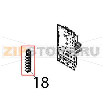 Morsettiera Piron PF1006_PI1 Morsettiera Piron PF1006_PI1Запчасть на деталировке под номером: 18