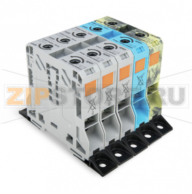 POWER CAGE CLAMP Набор; с сильноточными клеммами 50 мм; с крепежными фланцами; медь; 50 мм; POWER CAGE CLAMP; 50,00 mm; многоцветные Wago 285-148 