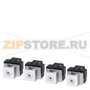 wire connector with control wire voltage tap-off 4 units accessory for: 3VA6 150/250 Siemens 3VA9144-0JG11 