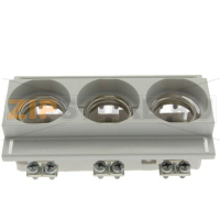 Держатель предохранителей, 63 A, AC 500 В, D3, 3P, IEC Eaton SICHERUNGSUNTERTEIL D2 E27 3POL