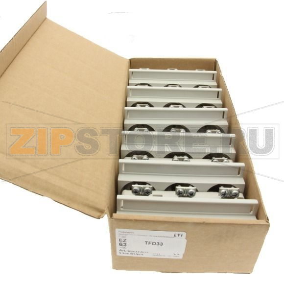 Держатель предохранителей, 63 A, AC 500 В, D3, 3P, IEC Eaton SICHERUNGSUNTERTEIL D2 E27 3POL 