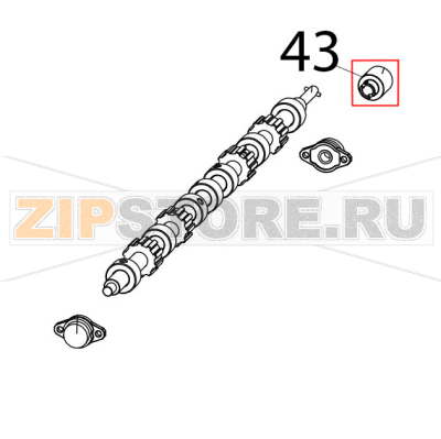 Conveyor joint hub Zanolli Synthesis 12/80 VE Conveyor joint hub Zanolli Synthesis 12/80 VEЗапчасть на деталировке под номером: 43