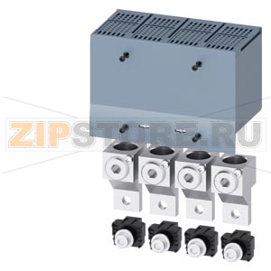 wire connector large with control wire voltage tap-off 4 units accessory for: 3VA6 150/250 Siemens 3VA9244-0JC13 