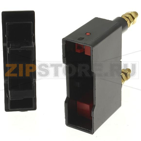 Держатель предохранителей, 32 A, AC 550 В, BS88/F1 Eaton SAFECLIP 32A BACK STUD CONNECTED BLACK 