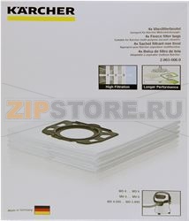 SAC FILTRE *4* OUATE ASPIRATEUR MV 4/5/6 