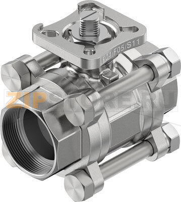 Кран шаровой Festo VZBE-11/4-WA-63-T-2-F0405-V15V15 