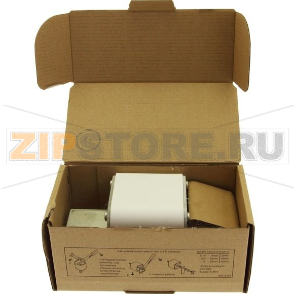 Предохранитель, 800 A, AC 1250 В, 100 кА, size 3, 76x76x150 мм, aR, IEC Eaton FUSE 800A 1250V 3 