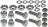 Mounting set for AC 3 phase motor 500805