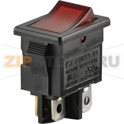 Переключатель клавишный 250 В/AC, 6 А, 2 x выкл/вкл TRU Components TC-R13-73C-02 
