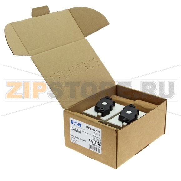 Предохранитель, 900 A, AC 1100 В, 100 кА, size 2, 61x77x91 мм, aR, IEC UL Eaton FUSE 900A 1100 