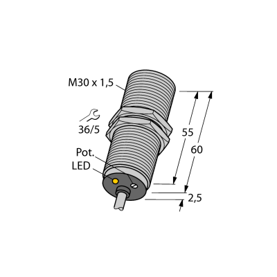Датчик емкостный Turck BC10-M30K-AZ3X 