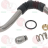TUBO VAPORE COMPLETO INOX ø 10 mm - TUBO VAPORE COMPLETO INOX ø 10 mm