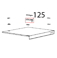 Door upper brachet CT BT Unox XB 895