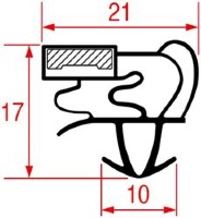 SNAP-IN GASKET 700x395 mm