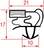 SNAP-IN GASKET 700x395 mm