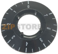 ЧЁРНАЯ КРУГЛАЯ ГАЙКА Ø 50 ММ 0-1-2-3-4-5-6-7