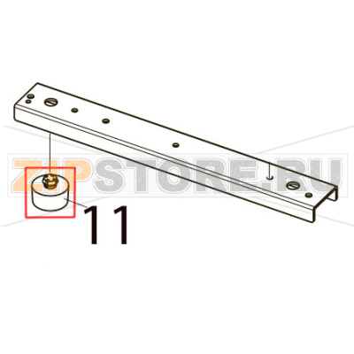 Plastic foot 1325 Toshiba TEC SP40II Plastic foot 1325 Toshiba TEC SP40IIЗапчасть на деталировке под номером: 11