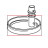 Ring, Planetary Drip Polished KitchenAid KSM90