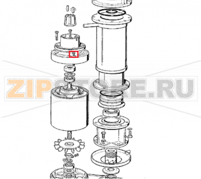 Schraube Scotsman MF 56 ASR       Schraube Scotsman MF 56 ASRЗапчасть на сборочном чертеже под номером: 16Название запчасти Scotsman на немецком языке: Schraube Scotsman MF 56 ASR