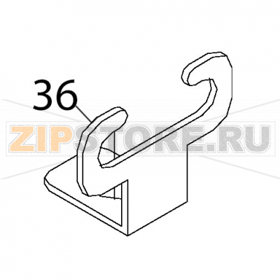 Tank resistor support Fagor FI-48 Tank resistor support Fagor FI-48Запчасть на деталировке под номером: 36Название запчасти Fagor на английском языке: Tank resistor support FI-48.