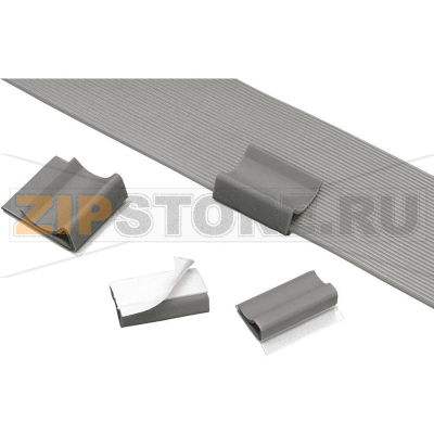 Зажим кабельный, плоский, серый, 1 шт Panduit FCC-A-C8 