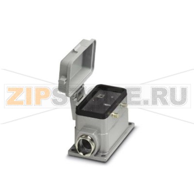 Приборный корпус Phoenix Contact HC-B 10-SFQD-52/M2PG16 крепление производится двумя защелками, высота 52 мм, с резьбовым соединением, 2x Pg16, с защитной крышкой.Минимальный заказ: 10 шт.Упаковка: 10 шт.
