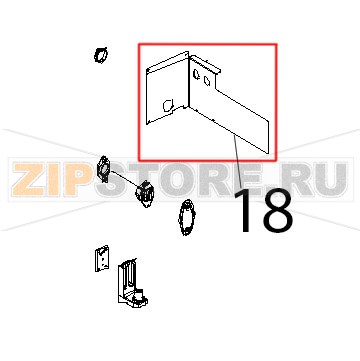 Lamiera copertura accenditore inox Unox XBC 815G Lamiera copertura accenditore inox Unox XBC 815GЗапчасть на деталировке под номером: 18