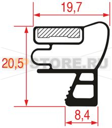 УПЛОТНИТЕЛЬ ВСТАВНОЙ 1021 - 2000 ММ 