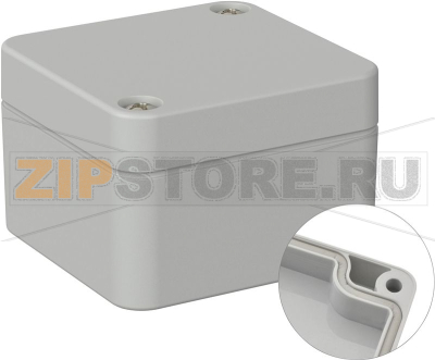 Корпус универсальный 52x50x35 мм, материал: акрилонитрил, серо-белый, 1 шт TRU Components TC-9065588 