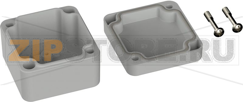 Корпус универсальный 52x50x35 мм, материал: акрилонитрил, серо-белый, 1 шт TRU Components TC-9065588 