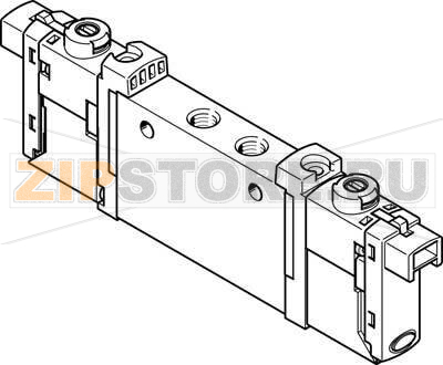 Распределитель с электроуправлением Festo VUVG-L10-B52-T-M5-1H2L-W1 