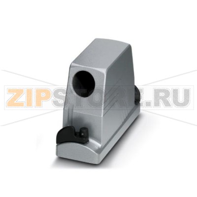Стандартный сальниковый корпус HEAVYCON ADVANCE В24 с порошковым покрытием Phoenix Contact HC-B 24-TMB-100/O1STM32S-STA с байонетным зажимом, высота 100 мм, с резьбой 1xM32, боковой ввод кабеля.Минимальный заказ: 10 шт.Упаковка: 10 шт.