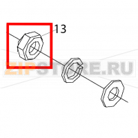 Hexagonal nut M5 Fagor FI-48 B