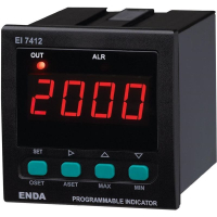 Дисплей светодиодный, универсальный, 0-20 мA, 4-20 мA, 0-1 В, 0-10 В Enda EI7412-230-AS12-SW