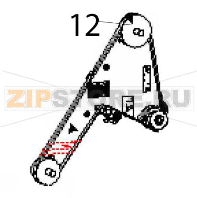 Pulley, 60-tooth Zebra TLP-2746e Pulley, 60-tooth Zebra TLP-2746eЗапчасть на деталировке под номером: 12