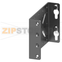 SIVACON, mounting plate, 122 mm x 91 mm, zinc-plated Siemens 8MF1000-2HH
