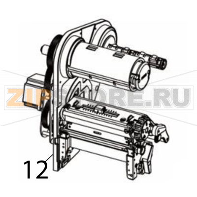 Print module (300 dpi) without main board, power supply unit and power cord TSC MH640P Print module (300 dpi) without main board, power supply unit and power cord TSC MH640PЗапчасть на деталировке под номером: 12Название запчасти TSC на английском языке: Print module (300 dpi) without main board, power supply unit and power cord MH640P.