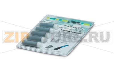 Картридж с чернилами Phoenix Contact CMS-INK-EK-C 5 специальные чернила черного цвета, 5 картриджей по 1 мл, для повышенных требований.Минимальный заказ: 1 шт.Упаковка: 1 шт.