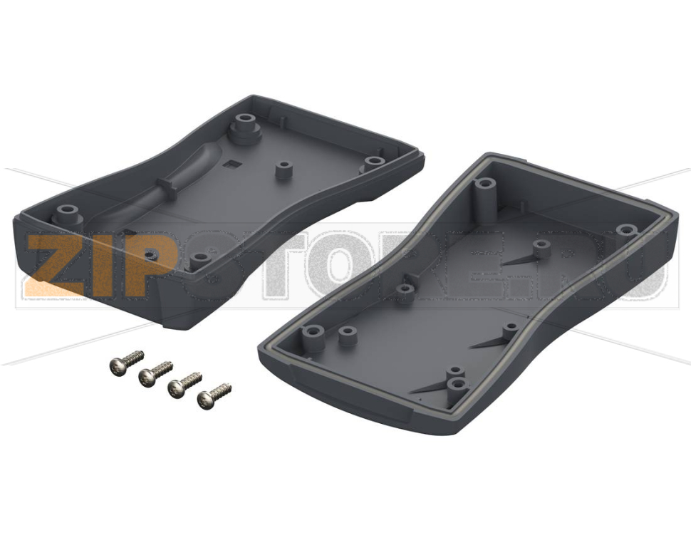 Корпус ручной без отсека для батареек, 119.3x64.9x26.5 мм, IP 65 Bopla BS 402 F-7024 