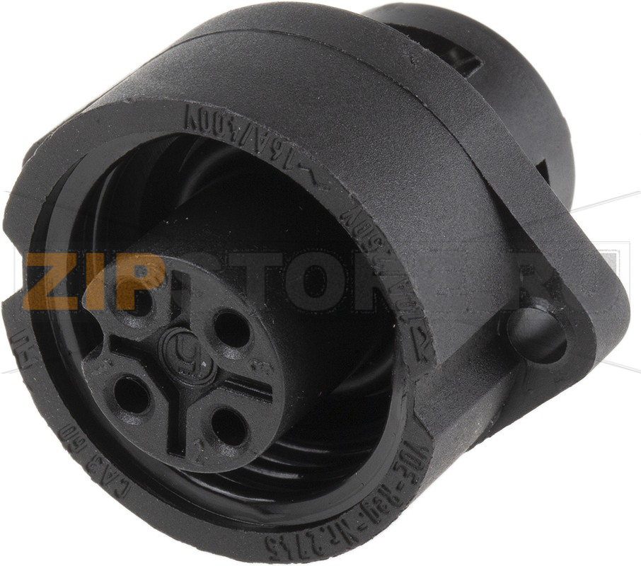 Разъем круглый 400 В, 3+PE, IP67, 4 контакта Hirschmann CA 3 GD 