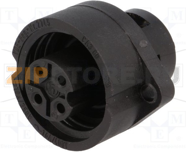 Разъем круглый 400 В, 3+PE, IP67, 4 контакта Hirschmann CA 3 GD 
