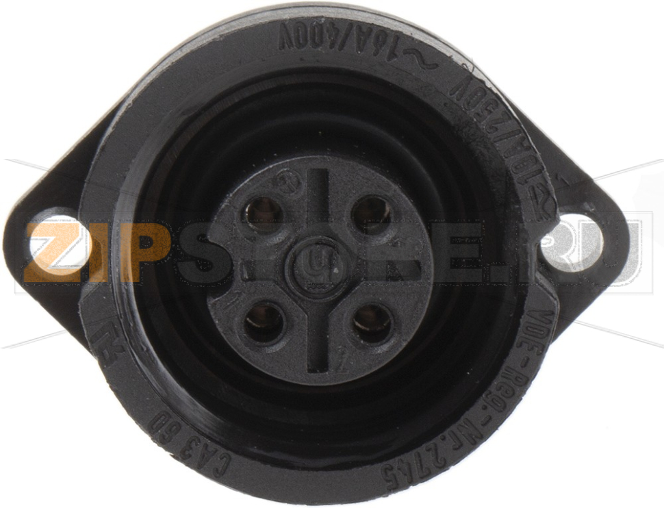 Разъем круглый 400 В, 3+PE, IP67, 4 контакта Hirschmann CA 3 GD 