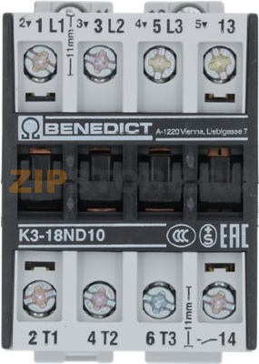КОНТАКТОР BENEDIKT/JAGER  K3-18ND10 