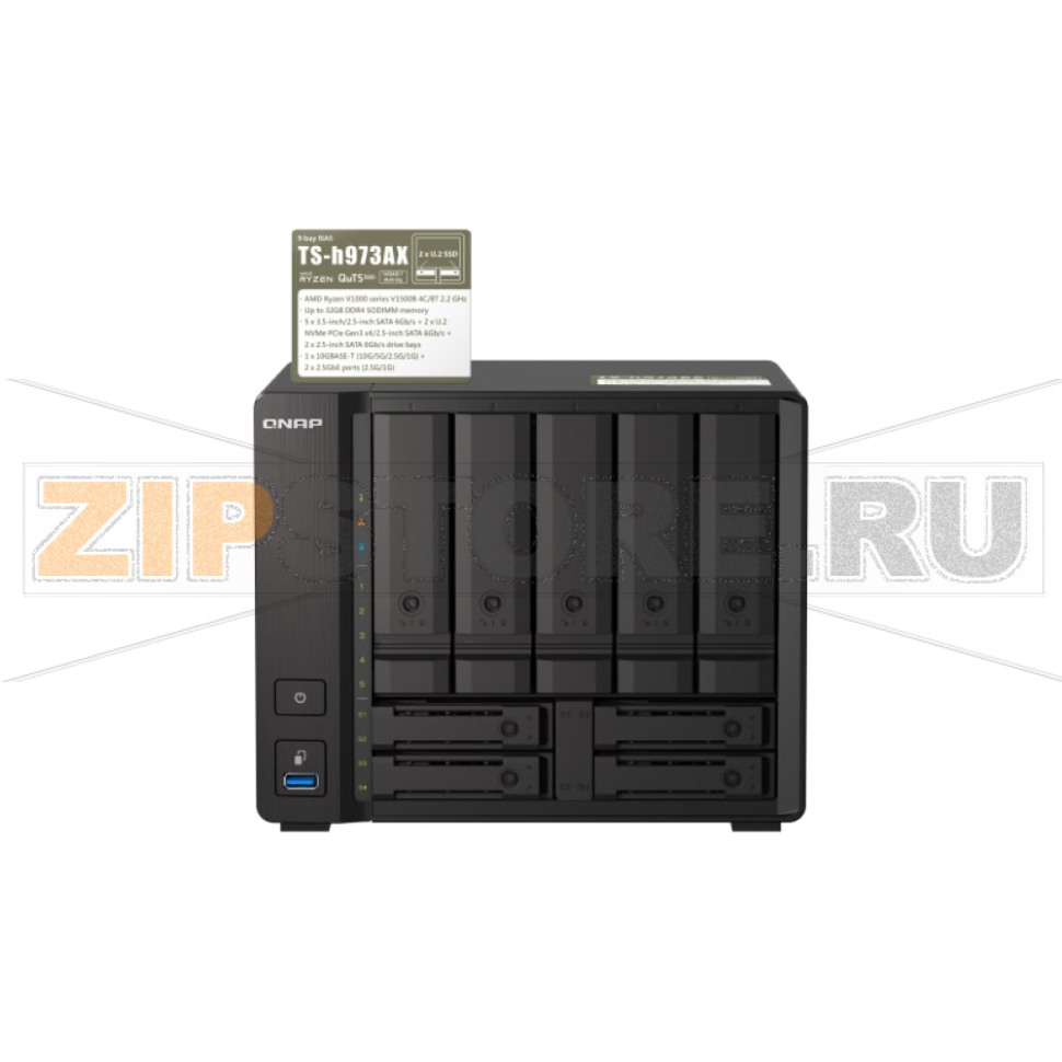 Накопитель сетевой QNAP TS-H973AX 