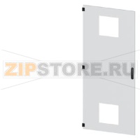 SIVACON, door, left, with cutout for filter fan, with ventilation openings H: 2000 mm, W: 800 mm, RAL 7035, Protection class 1 Siemens 8MF1080-2UT15-3BA2