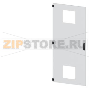 SIVACON, door, left, with cutout for filter fan, with ventilation openings H: 2000 mm, W: 800 mm, RAL 7035, Protection class 1 Siemens 8MF1080-2UT15-3BA2 