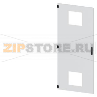 SIVACON, door, left, with cutout for filter fan, with ventilation openings H: 2000 mm, W: 800 mm, RAL 7035, Protection class 1 Siemens 8MF1080-2UT15-3BA2