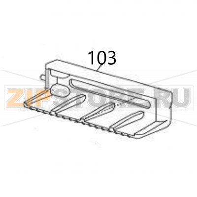 Paper guide shaft Sato DR308e Paper guide shaft Sato DR308eЗапчасть на деталировке под номером: 103Название запчасти на английском языке: Paper guide shaft Sato DR308e.