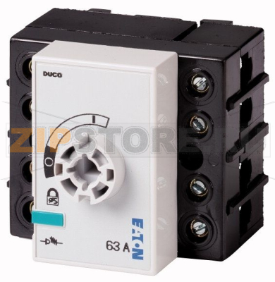 Разъединитель силовой, DCM, 63 A, 4-полюсн Eaton DCM-63/4-SK+HC 
